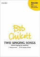 Two Singing Songs SA choral sheet music cover